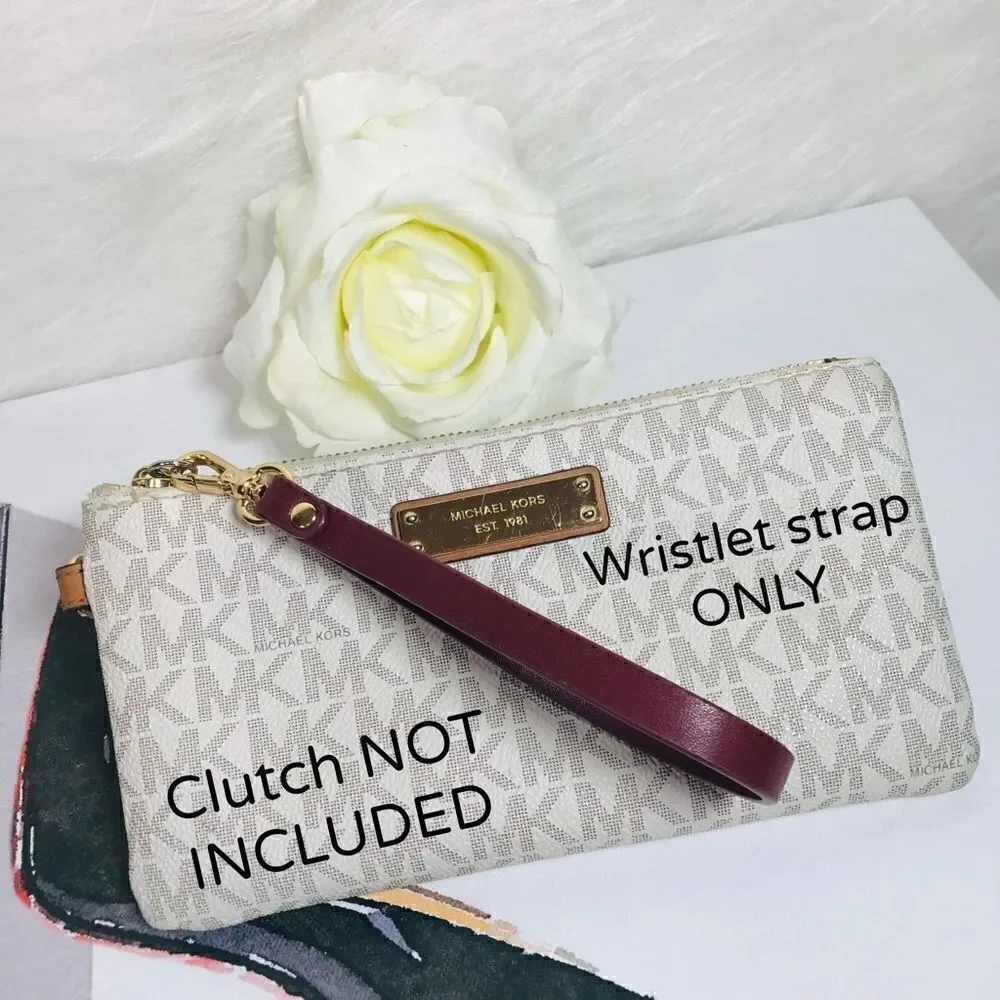 WRISTLET STRAP LEATHER DARK BROWN COFFEE